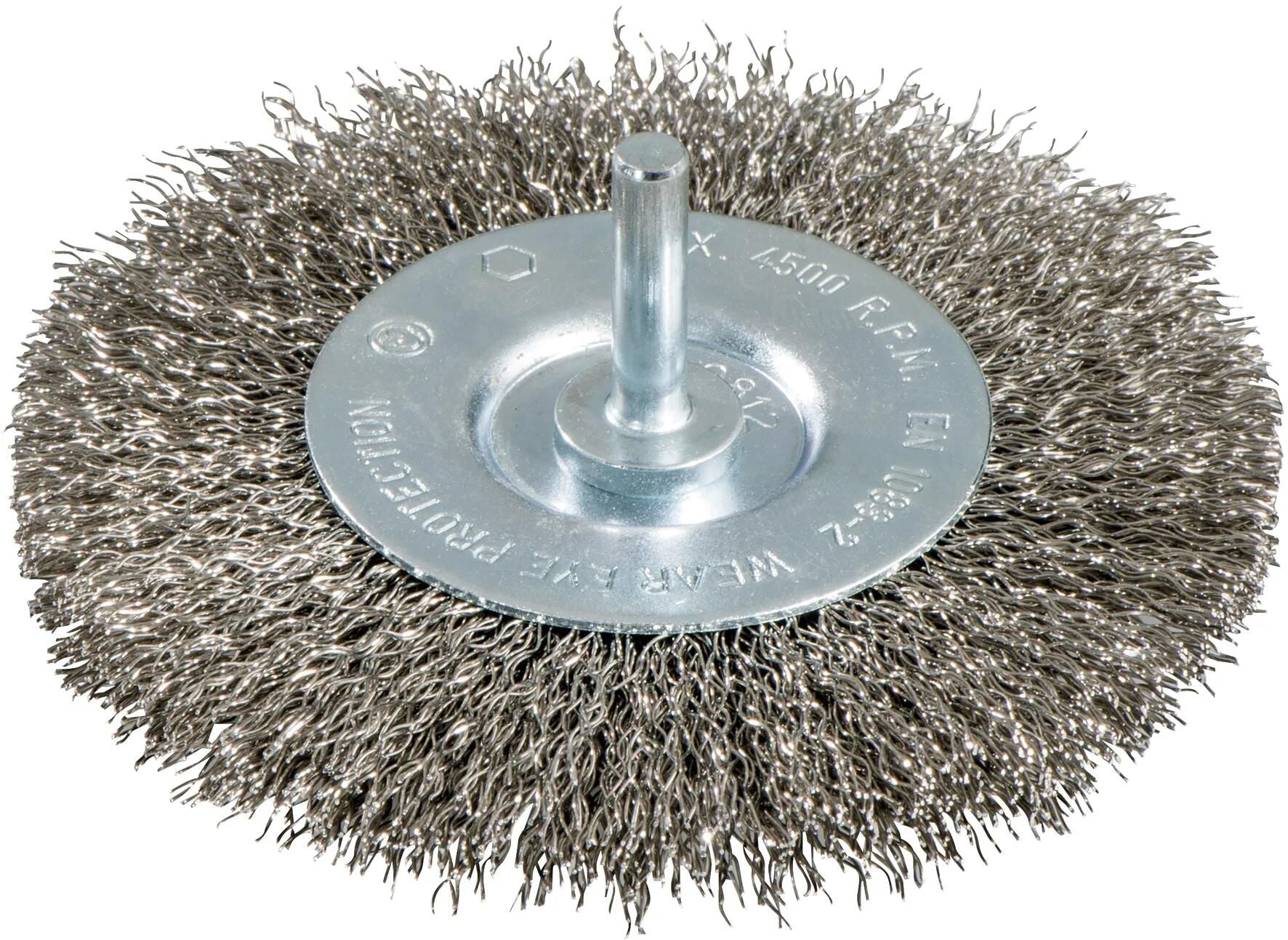 Brosse ronde métabo avec de 6 mm shaf d = 75 mm en acier