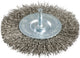 Brosse ronde métabo avec de 6 mm shaf d = 75 mm en acier