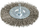 Brosse ronde métabo avec Shaf D = 100 mm en acier
