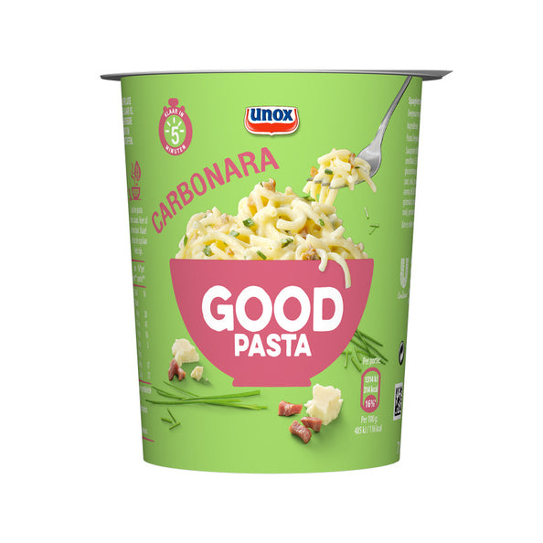 Unox bonnes pâtes spaghetti carbonara tasse (8x 71gr)