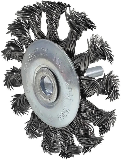 Brosse ronde des outils KS avec des outils KS SHAF 6 mm 75x12 mm