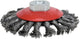 Tools KS Brosse ronde avec trou KS Tools M14X2, D = 100 mm