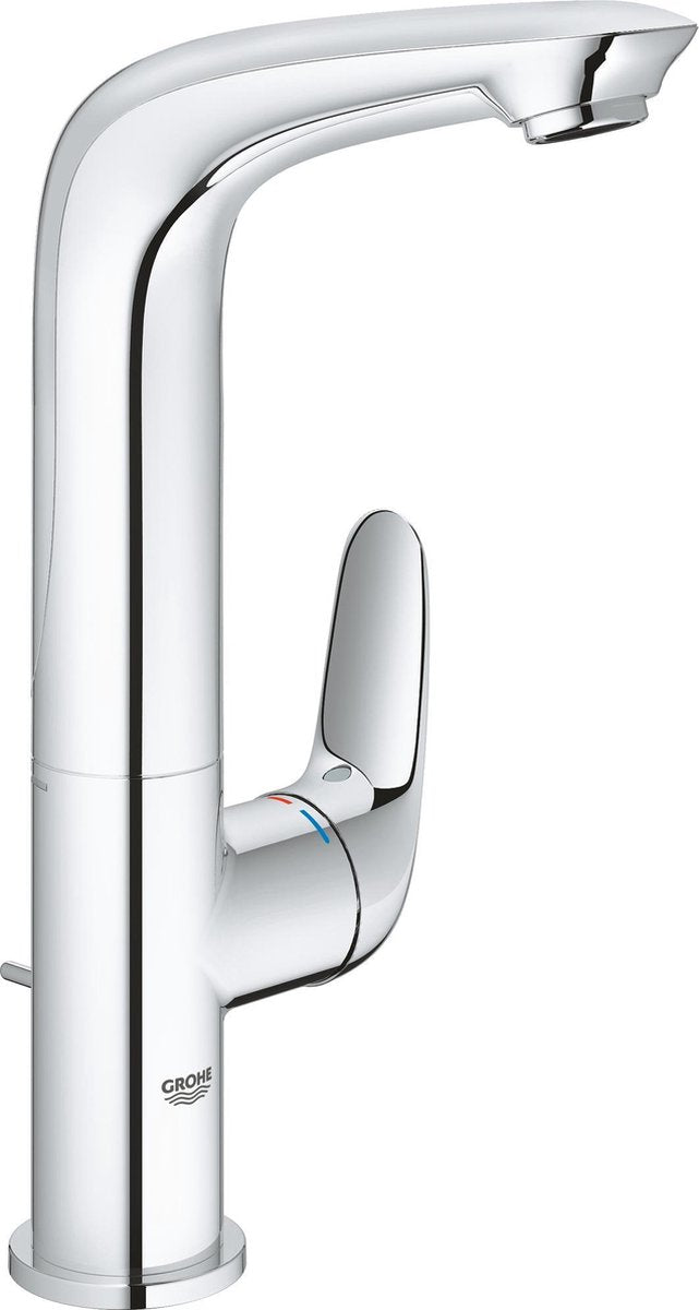 Grohe Eurostyle News mitigeur pour lavabo taille L avec commande latérale avec vidage avec poignée fermée chrome
