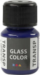 Creativ Company Verre Couleur transparente peinture briliante bleu, 30 ml
