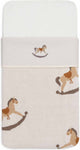Jollein - drap de lit bébé - 120x150cm - lit, lit bébé - coton - balade nostalgique