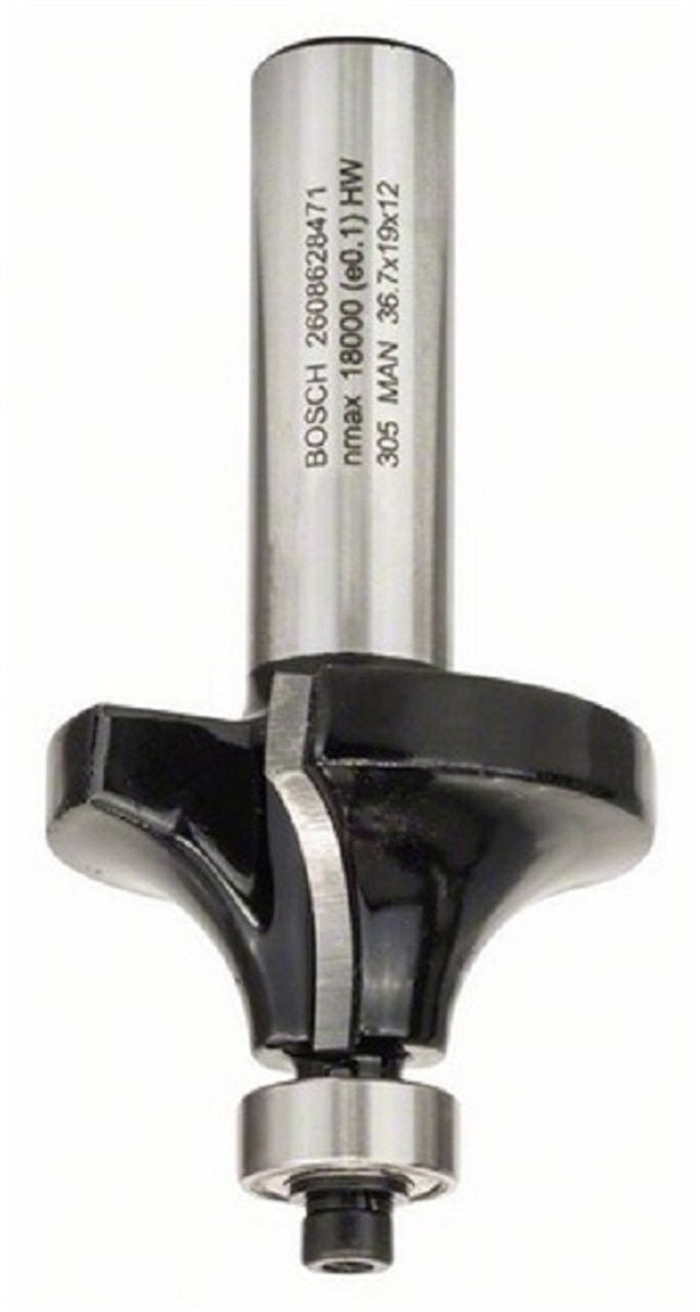 Bosch - fraises à profil arrondi 8 mm, r1 3 mm, l 10,5 mm, g 53 mm