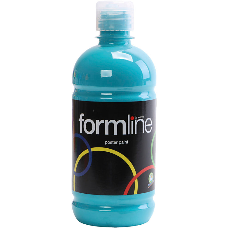 Peinture à la détrempe Creativ company mate, turquoise, 500 ml 1 bouteille