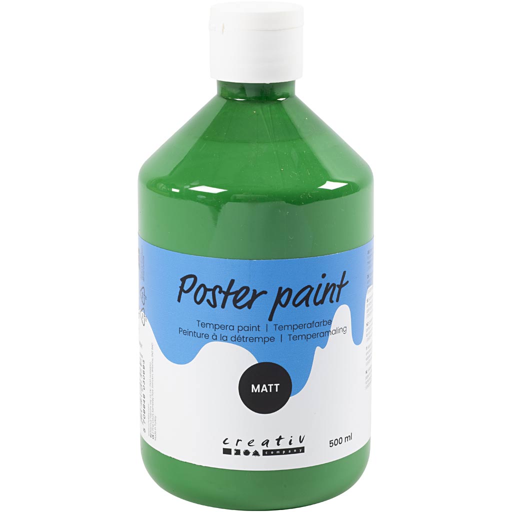 Peinture à la détrempe Creativ company mate, vert foncé, 500 ml 1 bouteille