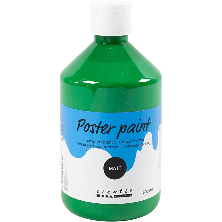 Peinture à la détrempe Creativ company mate, vert foncé, 500 ml 1 bouteille