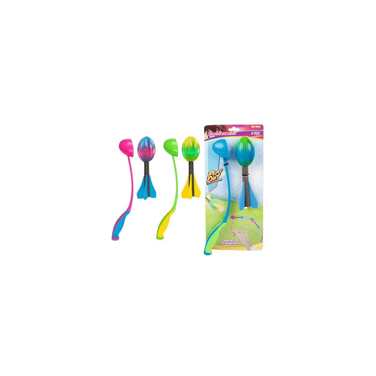 TOI-TOYS JOUER MINI FOAMPLIJLE AVEC PITCER VORTEX