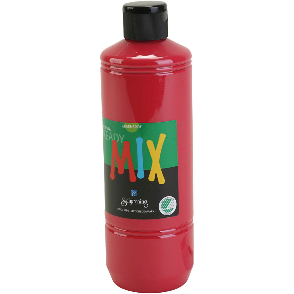 Peinture pour affiches Schjerning greenspot, mate, rouge primaire, 500 ml 1 bouteille