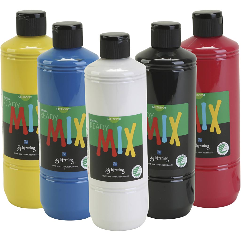 Schjerning Greenspot Plaplaat Paint, Matt, diverses couleurs, 5x500 ml 1 boîte
