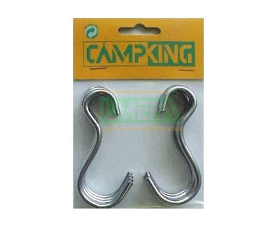 Campking umefa crochet de suspension sac en acier de 10 pcs