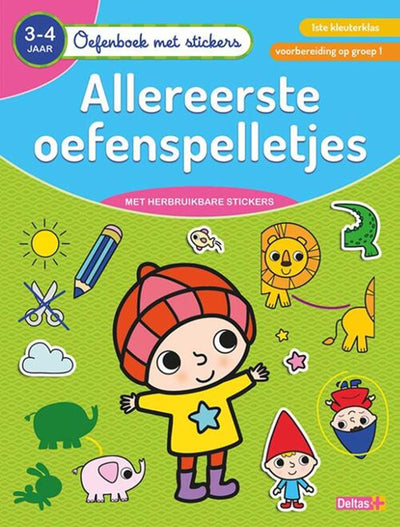 Livre d'exercices avec des autocollants tout premier match d'entraînement (3-4 ans)