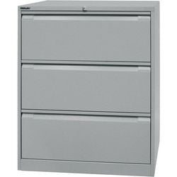 Classeur bisley df3355 argent 3 tiroirs
