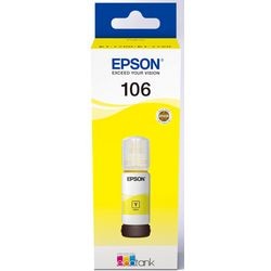 Bouteille d'encre epson 106 c13t00r440 jaune