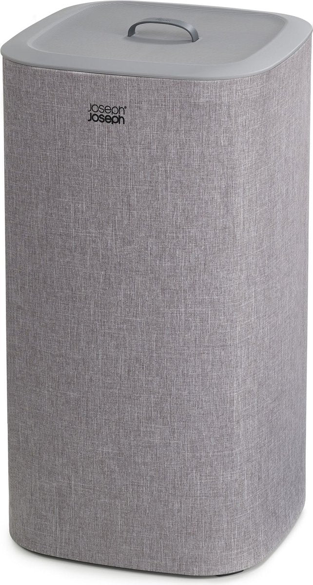 Joseph joseph panier à linge tota - 2 compartiments - tri du linge - 60 litres - gris