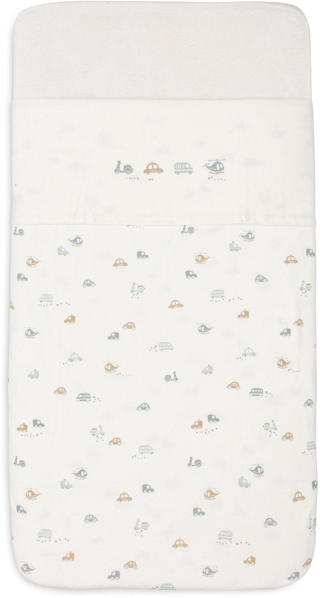 Drap de lit bébé Jollein - 120x150cm - lit bébé - coton - en déplacement