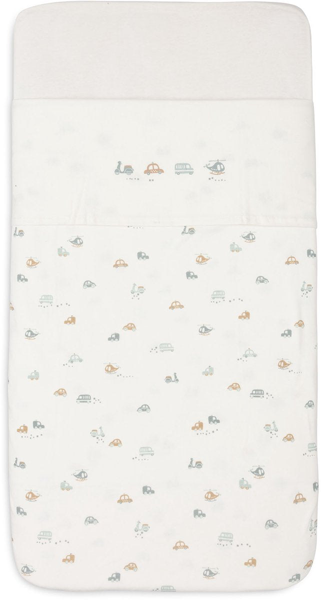 Drap de lit bébé Jollein - 120x150cm - lit bébé - coton - en déplacement