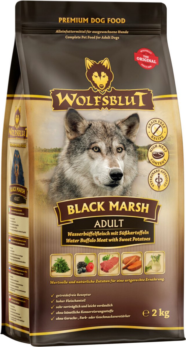 Wolfsblut nourriture pour chien adulte marais noir 2 kg