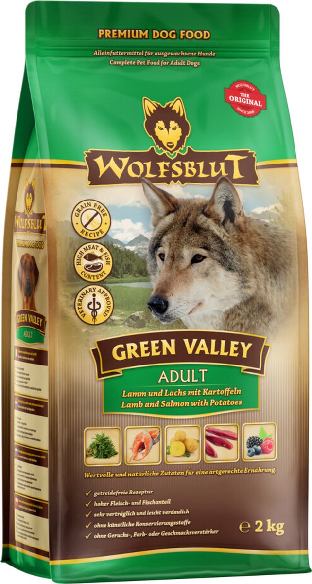 Wolfsblut vallée verte adulte 2 kg