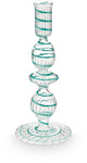 Pip studio - chandelier - accessoires pour la maison - bougeoir bleu clair - tourbillon en verre - 20 cm