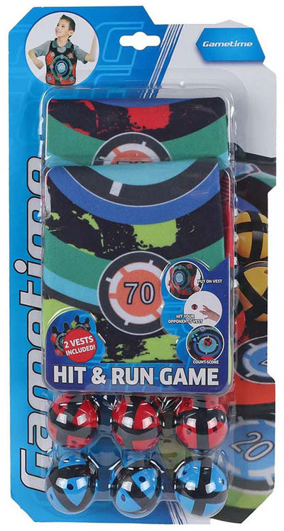 Jeu de lancement velcro de jeu avec 2 gilets et 6 balles