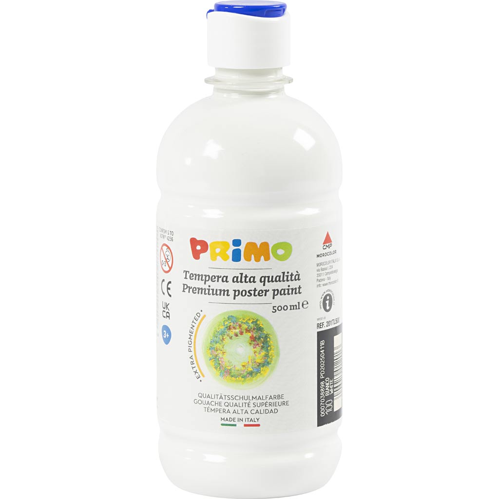 Http : www.ccobby.nl tempera-paint-matt-white-500-ml-1-bottle-643001