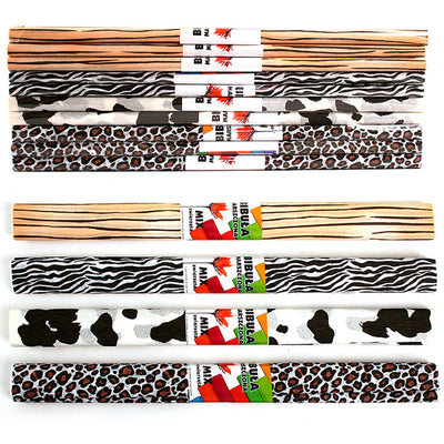Animaux en papier crepe, ensemble de 10
