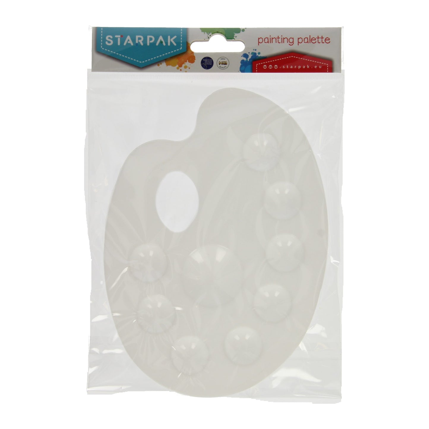 Palette de peinture White 9 compartiments