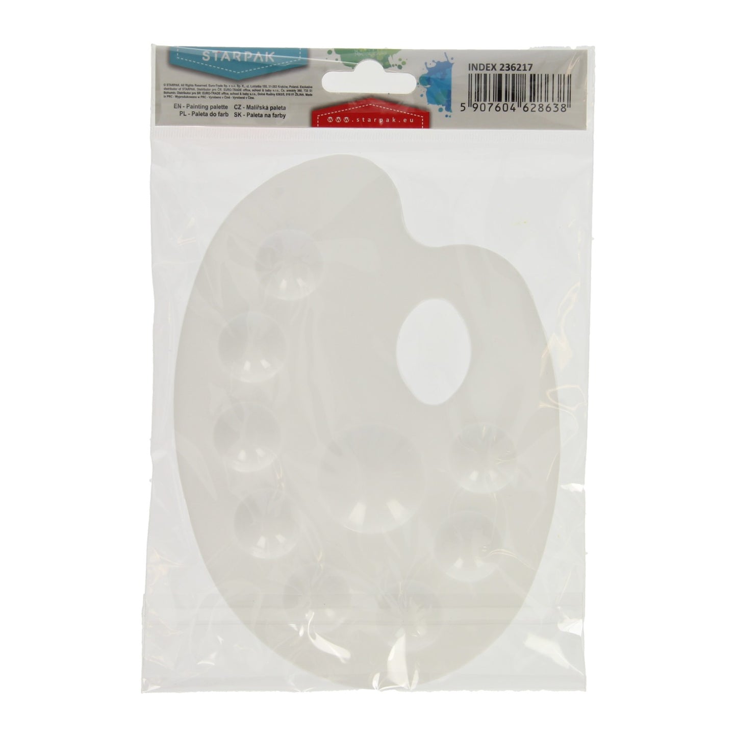 Palette de peinture White 9 compartiments