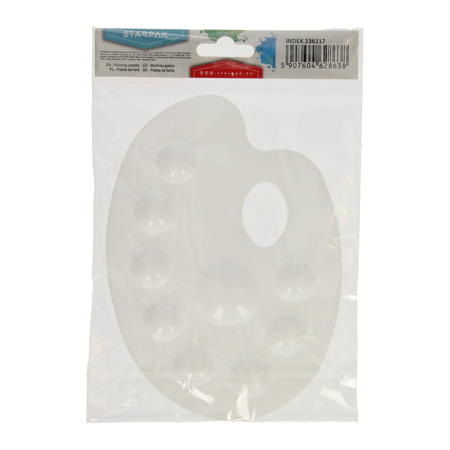 Palette de peinture White 9 compartiments