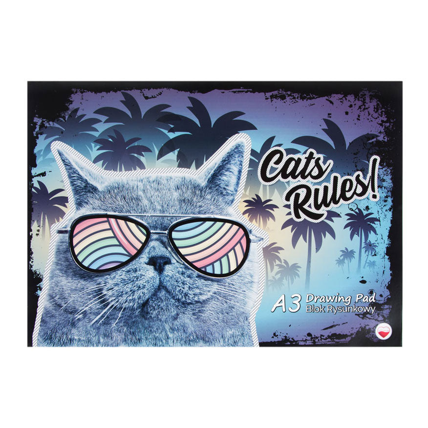 Bloc de dessin A3 Cats