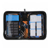 Mallette avec accessoires football bleu, 25 pcs.