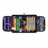 Mallette avec accessoires football bleu, 25 pcs.