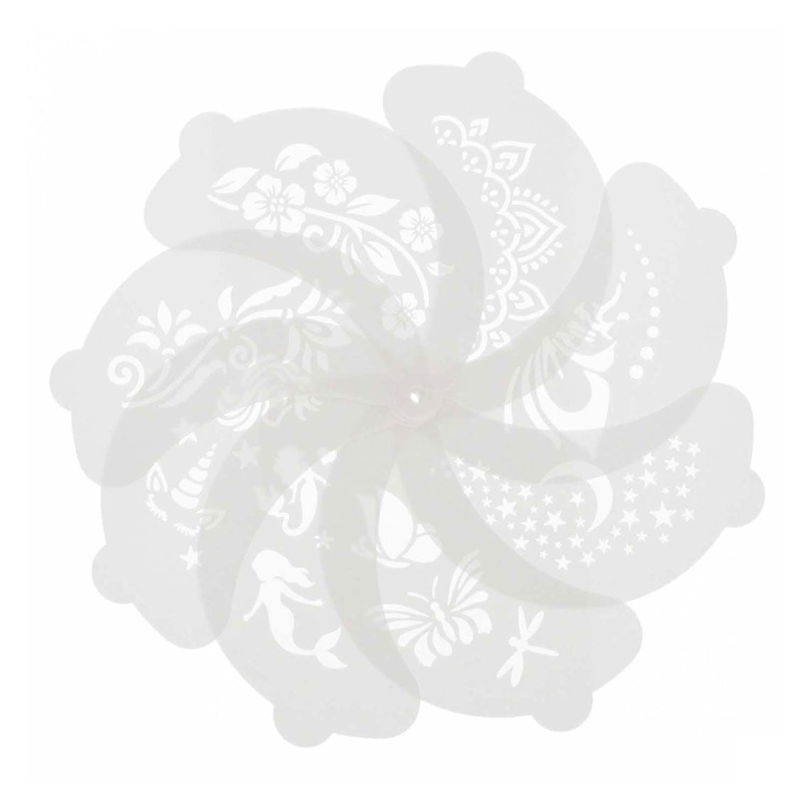 Pochoirs de maquillage, 10 pcs.