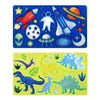 Modèle de dessin des dinosaures, cosmos