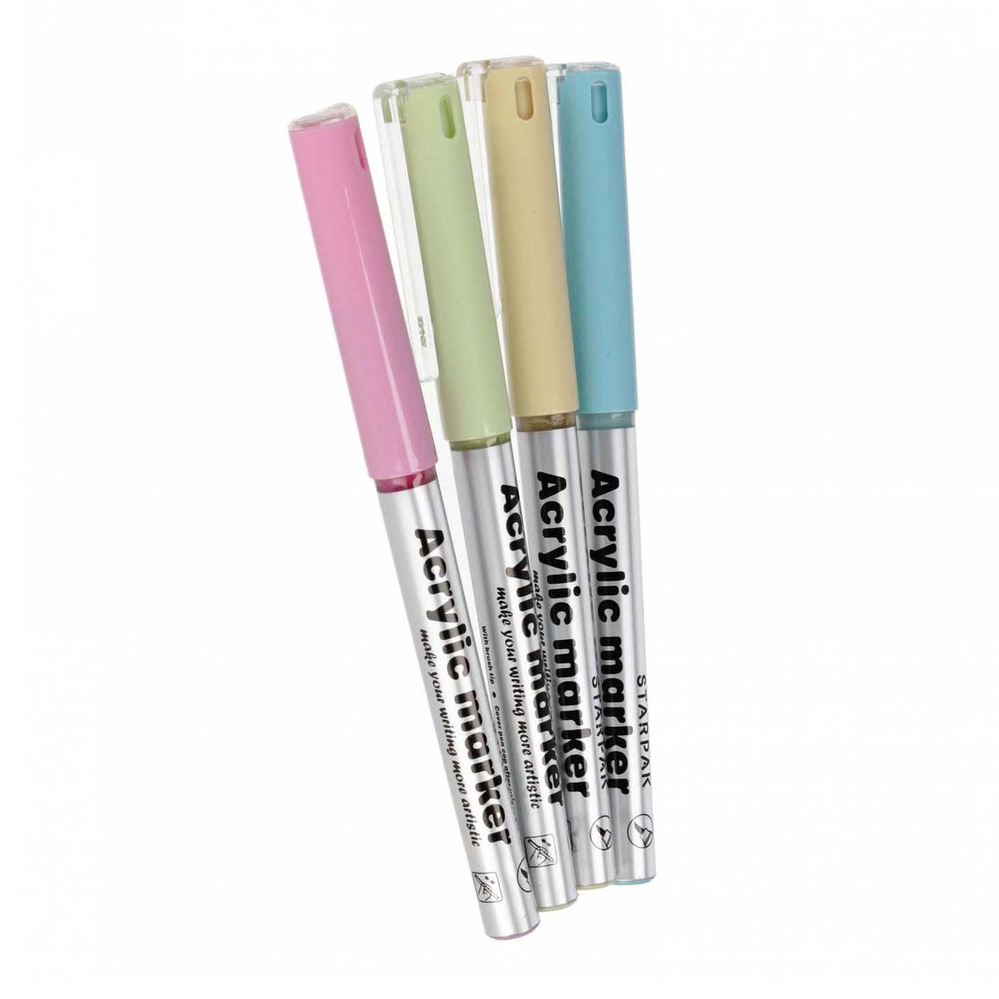 Marqueurs pastel acryliques, 4 pcs.