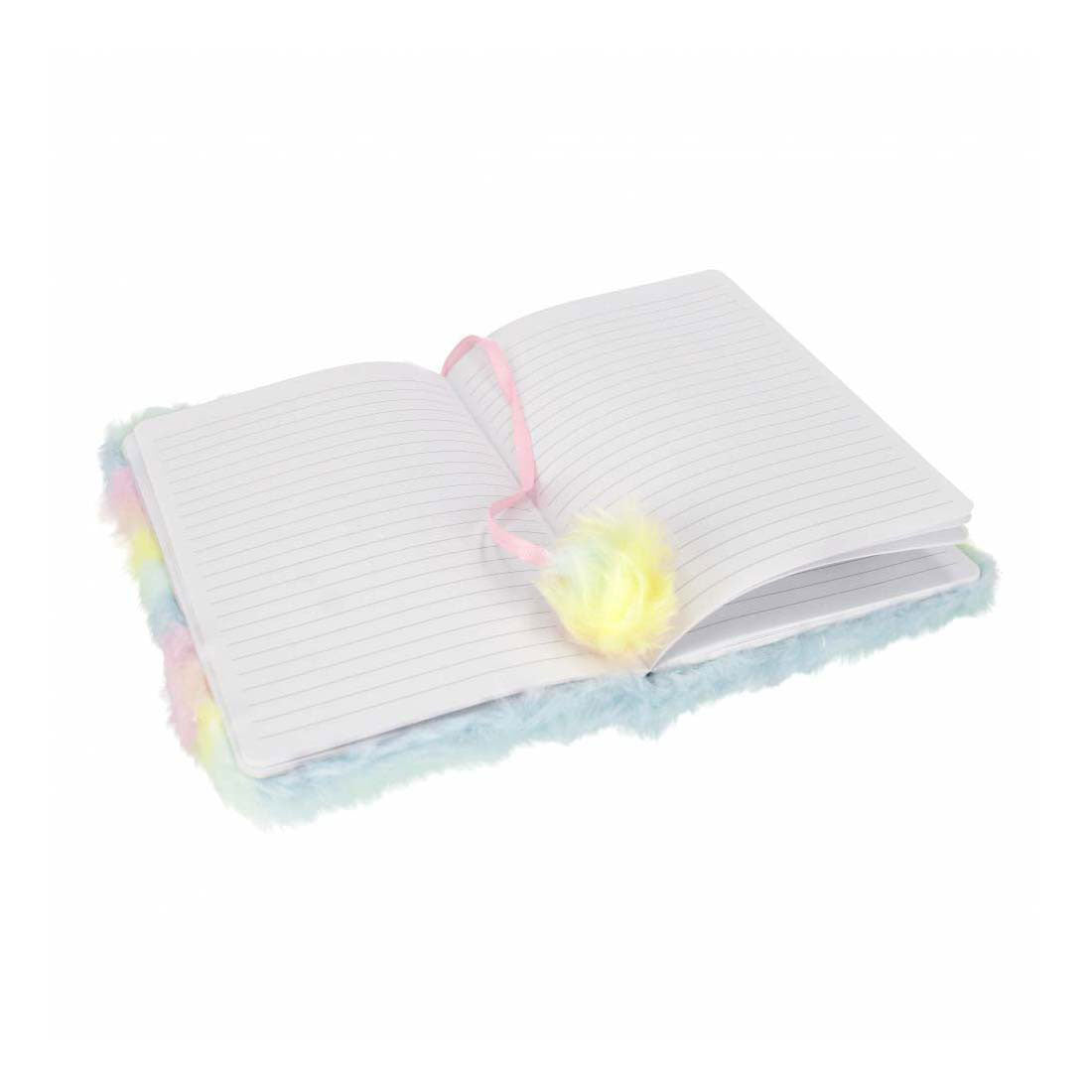 Carnet peluche lapin pastel