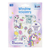 Stickers de fenêtre Unicorne, 16x21cm