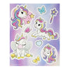 Stickers de fenêtre Unicorne, 16x21cm