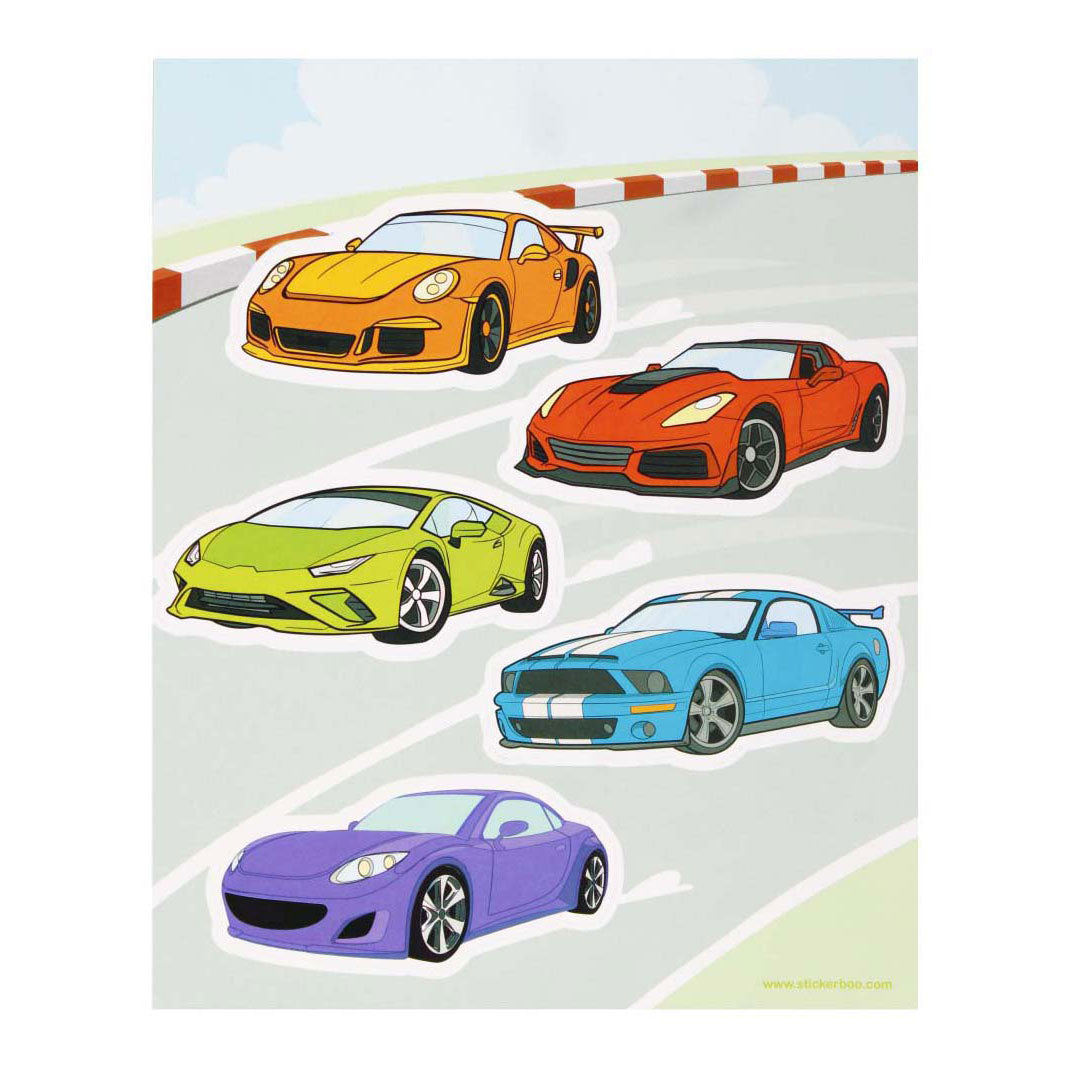 Véhicules d'autocollants, 16x21 cm