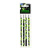 Crayons avec gomme football - 4 pcs.