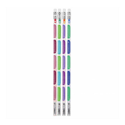 Crayon HB avec table de multiplication de gomme, 4pcs.