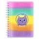 Carnet en silicone avec épines et chat, A5
