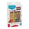 Crayons de couleur géants, 6 pcs. + taille-crayon