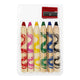 Crayons de couleur géants, 6 pcs. + taille-crayon