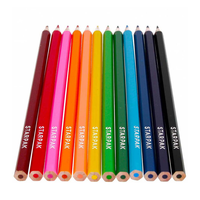 Crayons 12 couleurs Balerina
