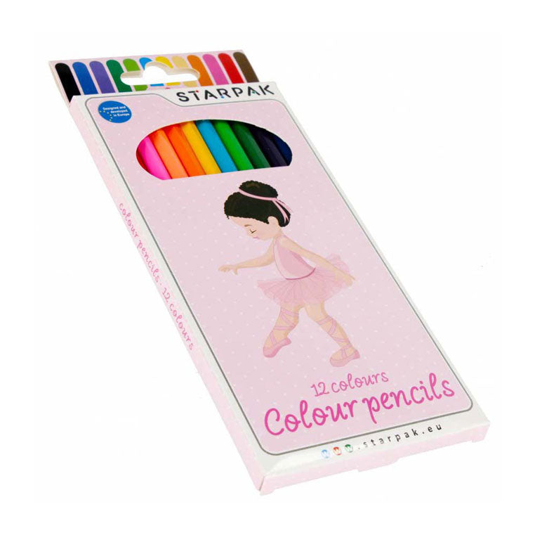 Crayons 12 couleurs Balerina