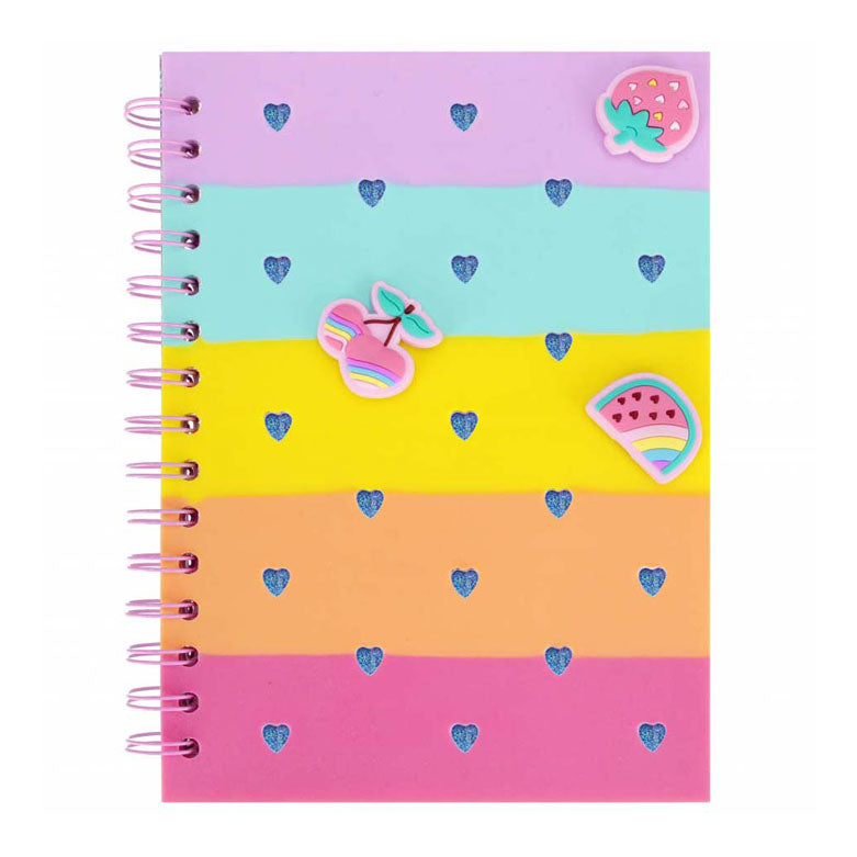 Carnet silicone a5 fruits